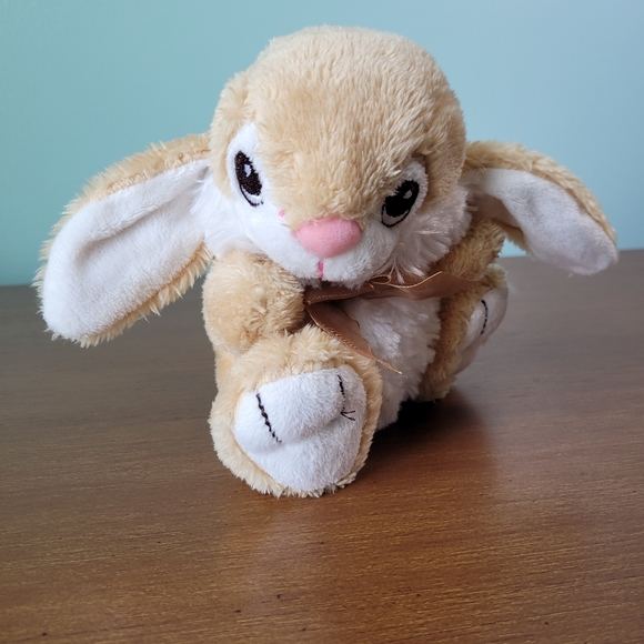 Dan Dee Collectors Choice 2013 Brown Easter Bunny Rabbit Plush Stuffed Animal 6" - Picture 8 of 9